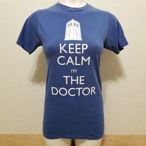 Doctor Who shirt Small Keep Calm I'm The Doctor graphic tv show fandom merch